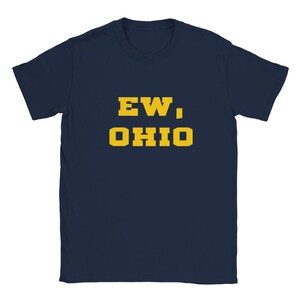 EW, Ohio - Classic Unisex Crewneck T-shirt | Gildan® 64000 Navy