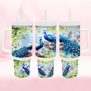 Peacock 40 oz Tumbler