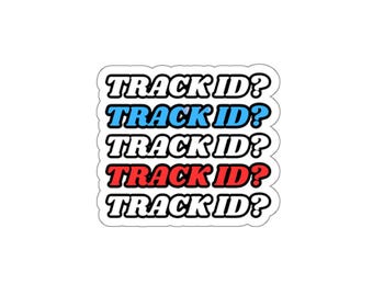 Track ID Sticker| House Music Sticker, Tech House Sticker, Rave Lover Sticker, EDM Sticker