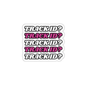 Track ID Sticker| House Music Sticker, Tech House Sticker, Rave Lover Sticker, EDM Sticker