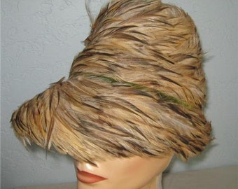 Gertrude California Hat Ostrich Feathers from a movie FREE US SHIPPING