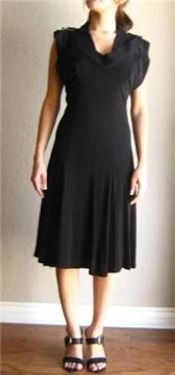 Vintage Karen Millen Little Black Dress size  6 FR