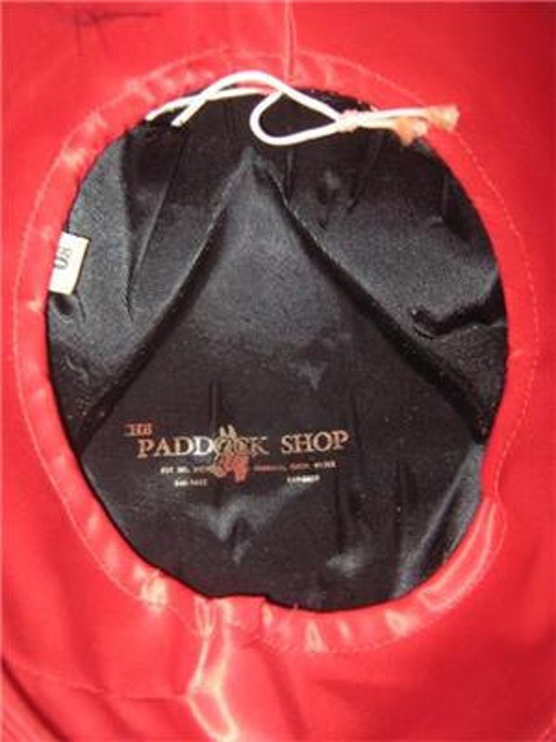 Vintage 60s PADDOCK SHOP English Riding Hat image 3