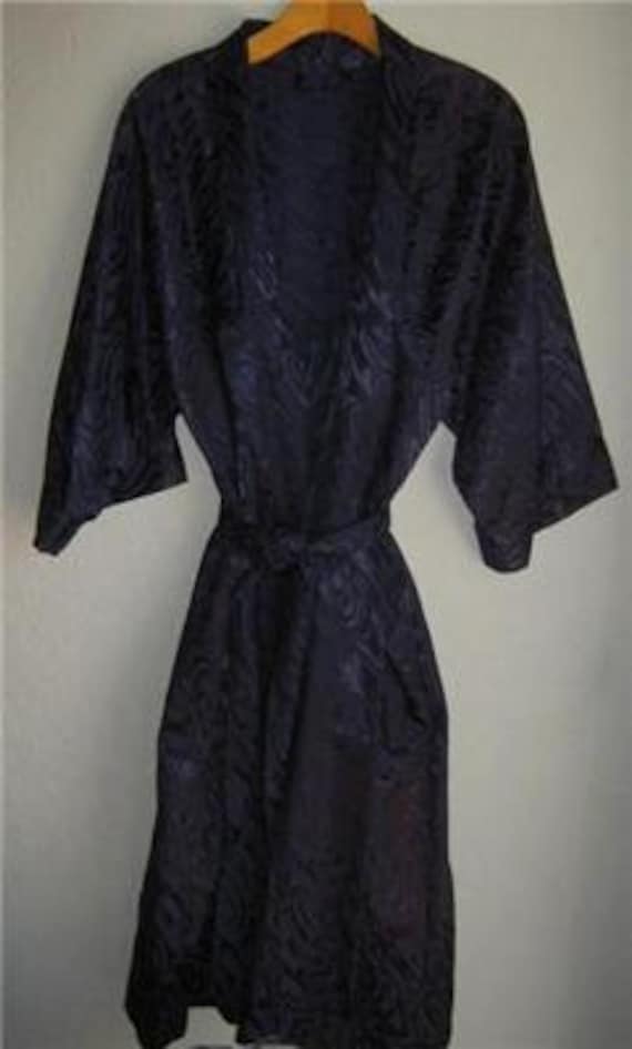 Vintage 50s mens robe dressing gown smoking jacket