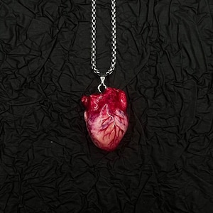 Handmade Realistic Anatomical Heart Necklace - The Best Gift For Partner&Gothic - Personalized Necklace