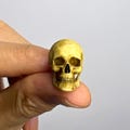 Realistic Miniature Human Skull Model - 3D Printed Resin Head Bone for Anatomy Study & Artwork