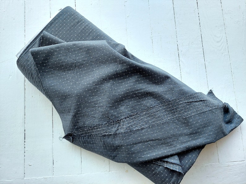 Diamond Textiles Yarn Dyed Cotton Manchester French Grey 3187 Fabric