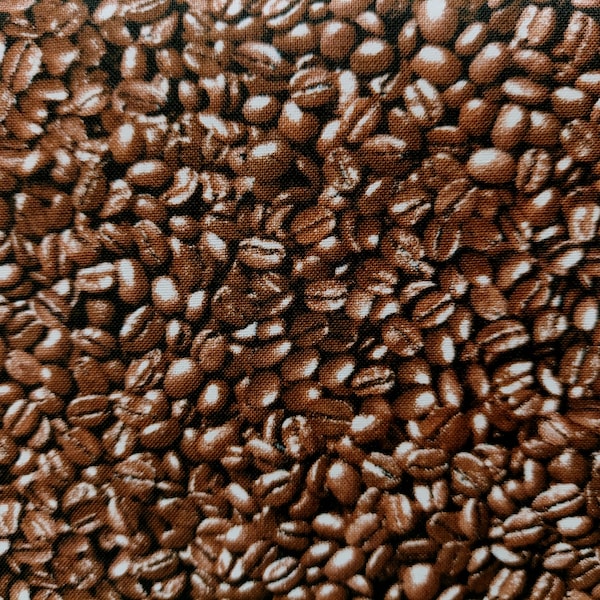 Coffee Bean Fabric Etsy