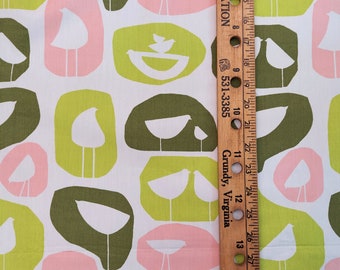 Birds Too Cotton Poplin Fabric by Monaluna Organic