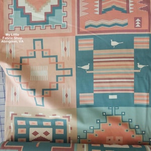 Vintage Concord House Sante Fe 738 by Joan Kessler Cotton Fabric