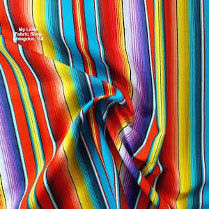 Elizabeth&#39;s Studio Fiesta 263 Orange Serape Style Quilting Cotton Fabric
