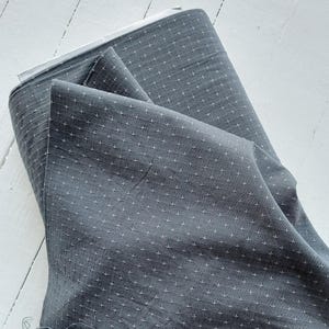 Diamond Textiles Yarn Dyed Cotton- Manchester French Grey 3187 Fabric