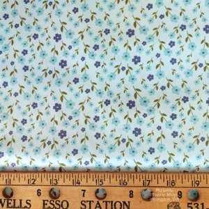 Wildflower Field Blue Prairie Sisters Homestead PH23427 Cotton Fabric by Poppie Cotton