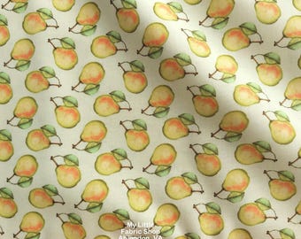 Tkanina bawełniana: Tossed Pears 5149 Pumpkin Spice Cream od Studio E