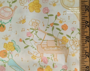 Tessuto di cotone LullaBee Nature’s Melody LUB-88100 di Art Gallery Fabric