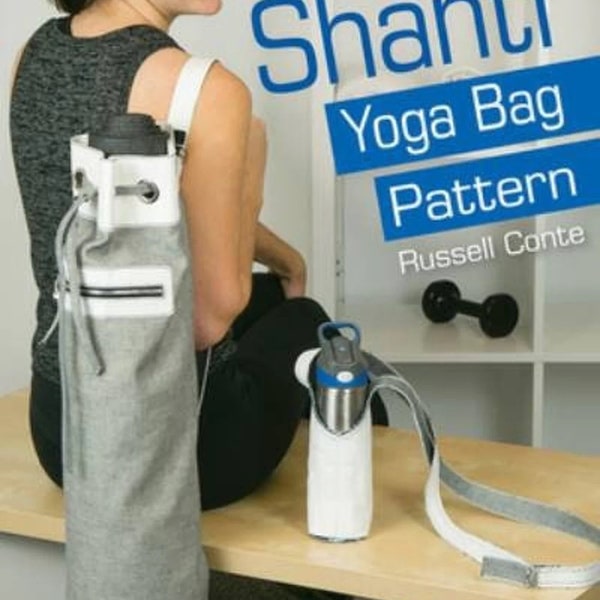 Shanti Yoga Bag, Water Bottle Carrier, and Magnolia Flower Accent Sewing Pattern From Stash Books