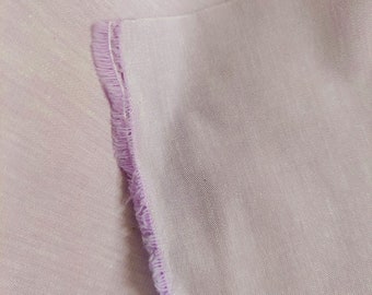 Light Violet Purple Chambray Cotton Fabric