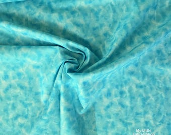 Cotton Fabric Color Dance  Aqua by QT Fabrics