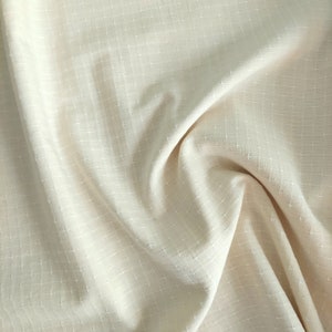 Off White "Froth"  PRF 703 Primitive Diamond Textiles Yarn Dyed Cotton Fabric