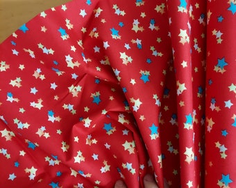 Back to School Print "Best in Class" Stars on Red CO: 315 Cotton Fabric by Wilmington Prints