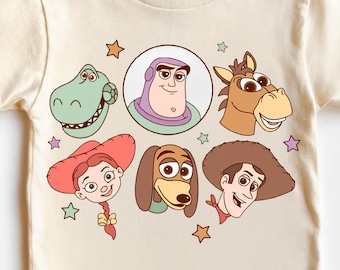Coquette Toy Story Disney Shirt, Coquette Bow Tee Woody Buzz Bullseye Rex Retro Toy Story Shirt To Infinity & Beyond, Disney Trip Tee Tshirt