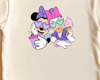 Minnie y Pato, Camiseta de Minnie, Pareja Disney de Donald y Minnie, Divertida camiseta Disney de Pato, Linda camiseta Disney, Ratón y Pato, Camiseta Disney