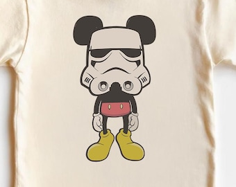 Camiseta de Mickey Stormtrooper de Disney, linda camiseta gráfica de Star Wars, atuendo a juego para viaje a Disney, camiseta de vacaciones familiares en Disney, sudadera de Disneyland