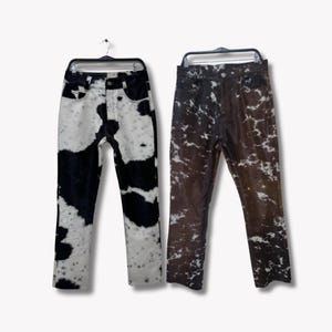 Handmade Cowhide Hair-On Western Pants: Custom Rodeo Style