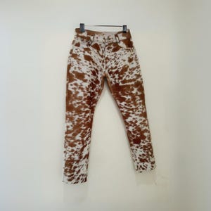 Custom Cowhide Hair-On Western Pants: Handmade Rodeo Style