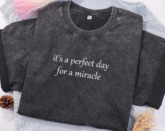It's A Perfect Day For A Miracle Shirt, Transfer Day Tshirt, Strong Matching Shirt, IVF Mom Shirt, IVF Mom and Dad Gift