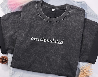 Overstimulated Shirt, Unhinged TShirt, Cowboy Frog Shirt, Weirdcore Clothing, Gen Z Shirt, Weird Stuff Funny TShirt