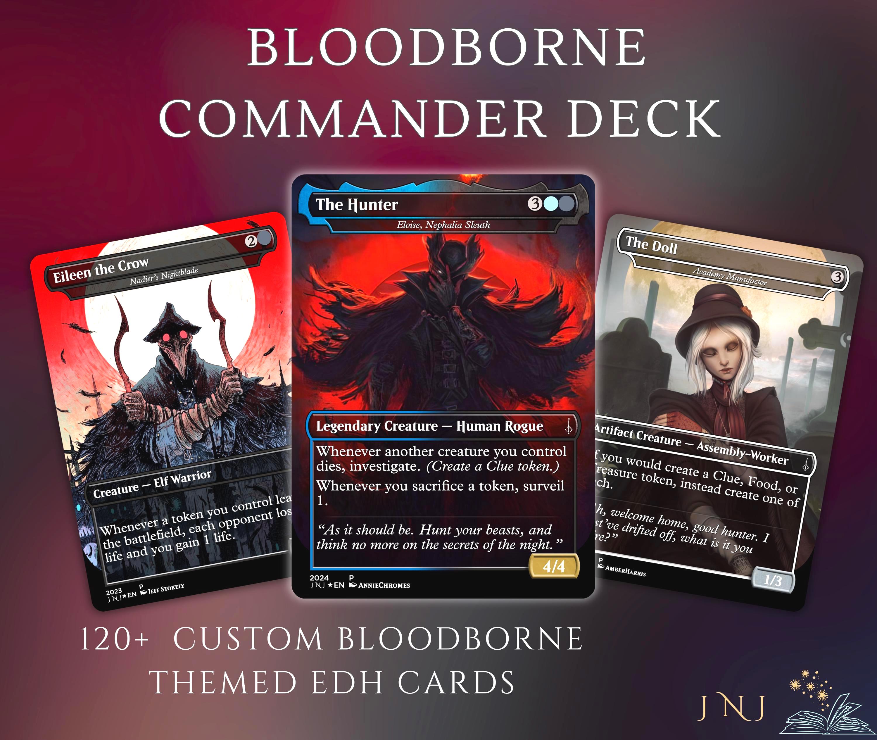 bloodborne mtg cards The Long Hunt: A Bloodborne Commander Deck
