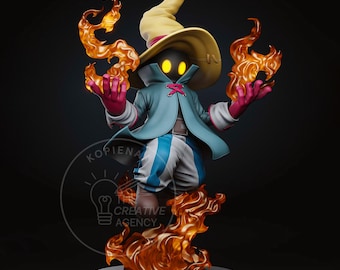 Mystic Mage Statue STL | 1/7 Scale Fantasy 3D Model (Digital Download)