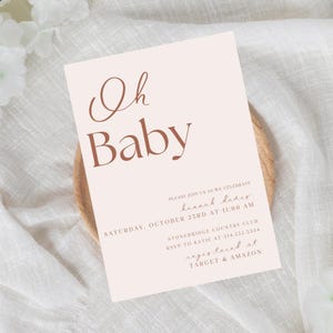 Sunshine Baby Shower Invitation, A Little Ray of Sunshine Invite, Baby Girl Shower, Editable Shower Invitation, Instant Download