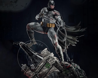 Shadow Knight Fanart STL Statue | Battle-Torn Cape Diorama (Digital Download)