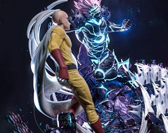 Diorama de Héroe Épico vs. Señor Alienígena (STL/modelo de impresión 3D a escala 1/7)