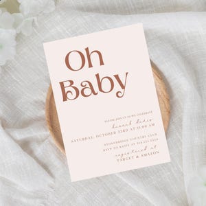Sunshine Girl Baby Shower Invitation, Yellow Floral Invite, A Little Ray of Sunshine Baby Shower, Baby Girl Shower Invite, Boho Theme