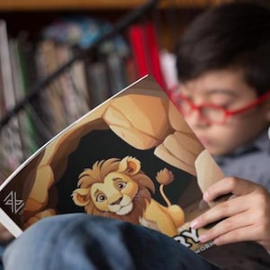 Printable book - Short story for kids about Lion Larry