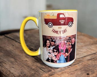 Personalized Ceramic Coffee Mug: Custom Picture, Logo or Text