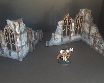 Table Top Terrain Painted Corner Ruins