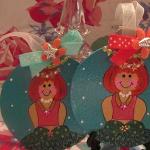 ARIEL Theme- Hand Painted Ornament