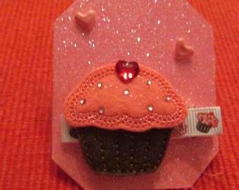 YUMMY CUPCAKE Hair Clip