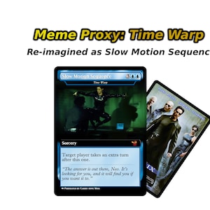 Meme Proxy: Deformación temporal, como una secuencia de cámara lenta al estilo Matrix