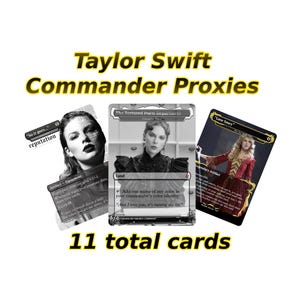 Taylor Swift-proxy's voor Commander, kleurloos (past op elk deck!)