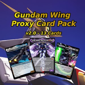 Conjunto Gundam Wing Proxy, 13 cartas (v2.0)