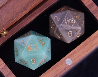 Custom Wedding Dice | Custom Dice D20 | Dungeons & Dragons | Black Dice | Groom dice | Bride Dice | Marriage dice | DND Dice | Stone Dice