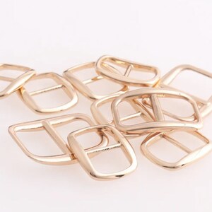 Mini Gold Tone Scarf Buckle, Fashion Accessory