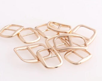 Mini Gold Tone Scarf Buckle, Fashion Accessory