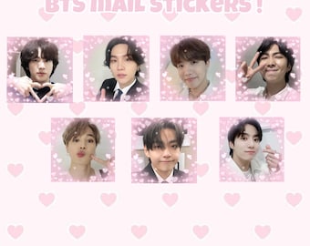 BTS mail stickers