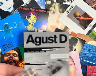 Album stickers ! | album cover | music | stickers | glossy stickers | waterproof decals